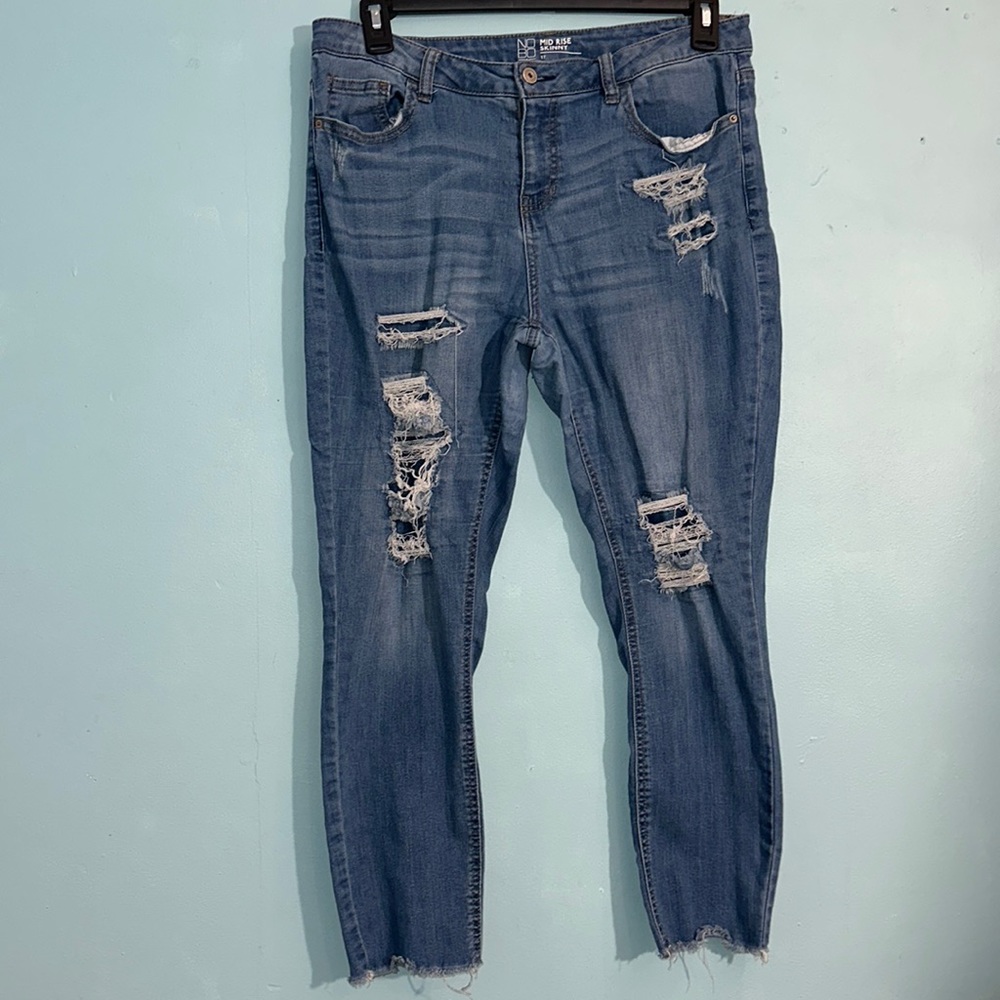 NoBo Mid Rise Skinny Jeans